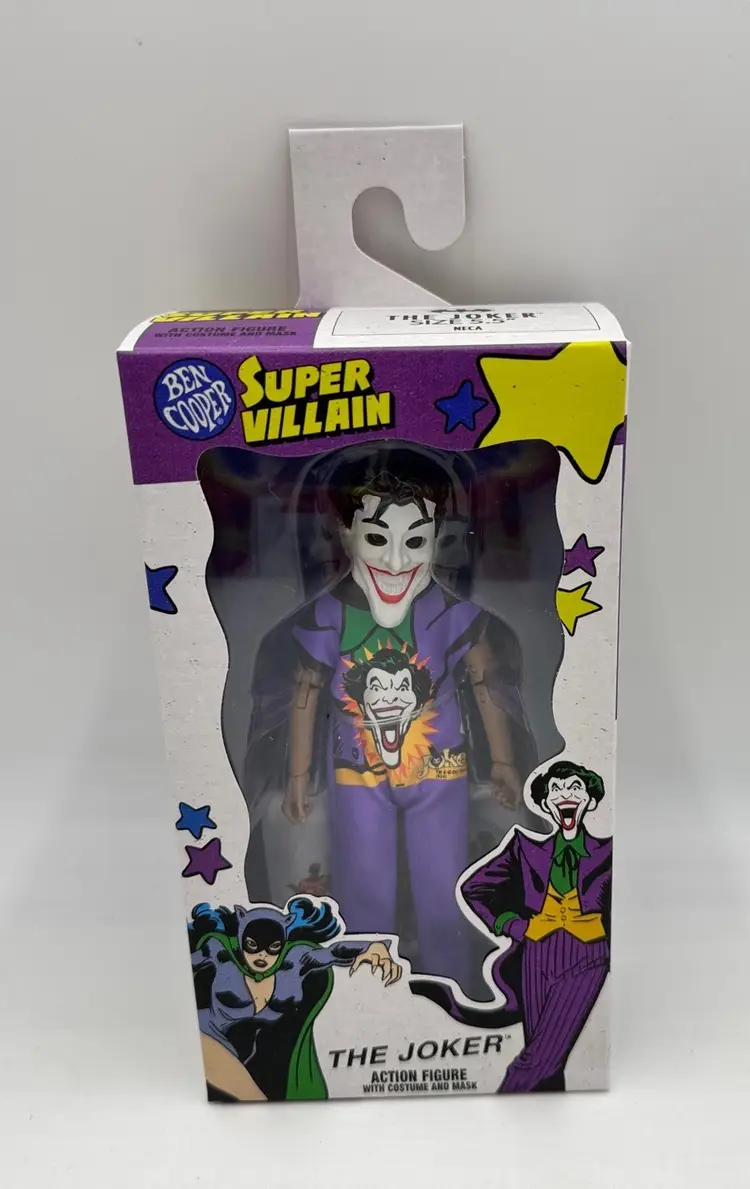 Joker Neca 5.5” Clothed Action Figure Halloween Costume & Mask