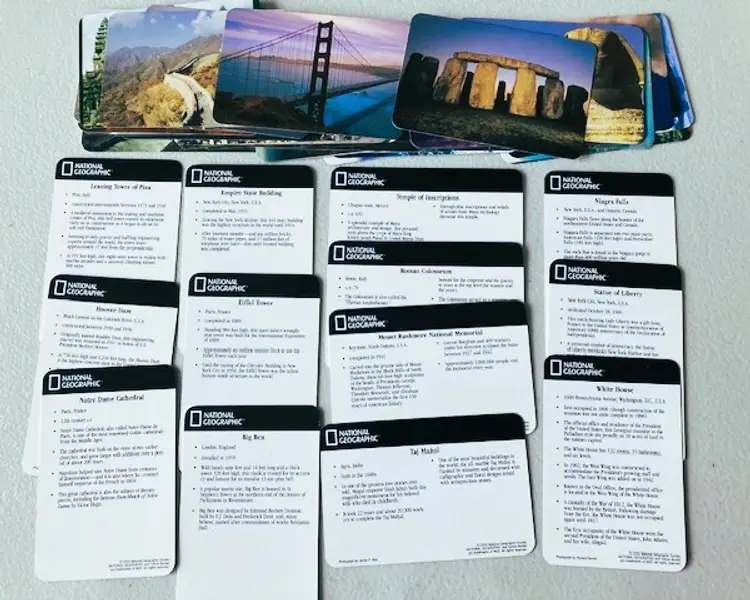 National Geographic and Planet Earth (BBC) Flash Cards - 5 Packs