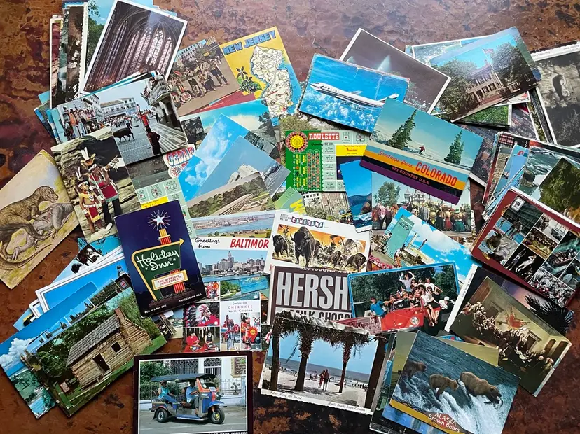 Post 1970's Post Card Travel Ephemera Lot