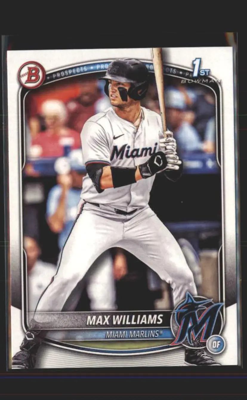 2025 Bowman Draft #BD-68 Max Williams - (137) - Miami Marlins