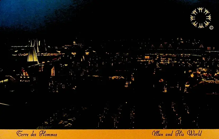 Terre des Hommes Man and His World Unused Postcard