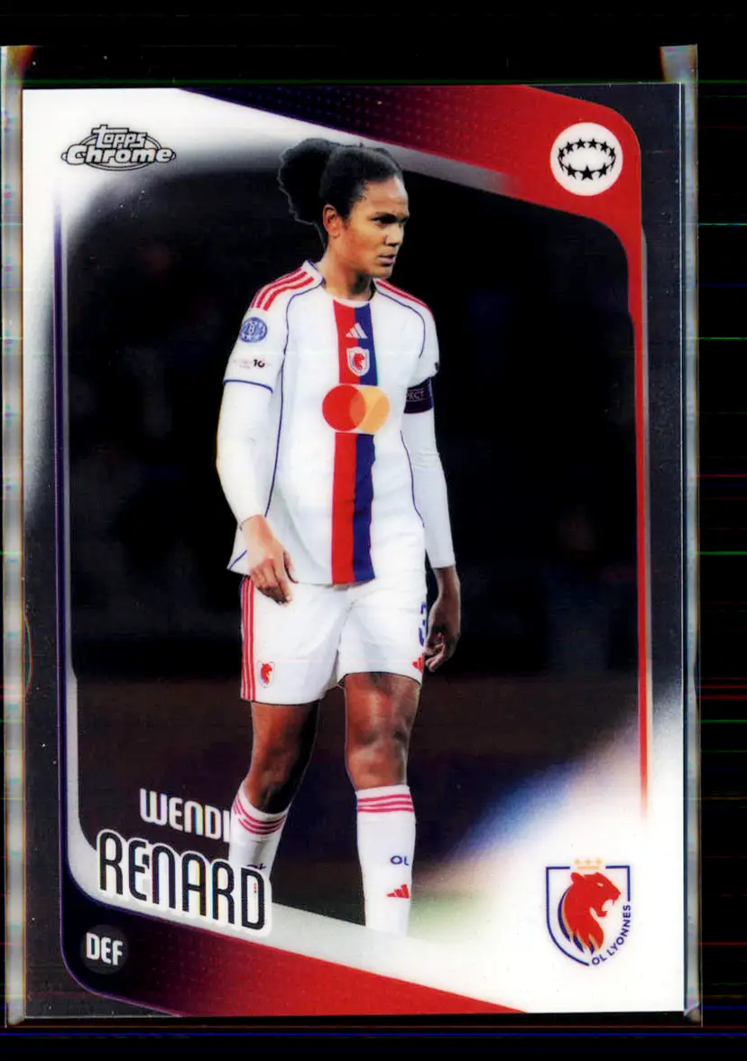 Wendie Renard 2025-26 Topps Chrome UEFA Women's Champions League #54 - (145) - OL Lyonnes