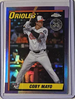 2025 Topps Chrome 1990 Coby Mayo RC