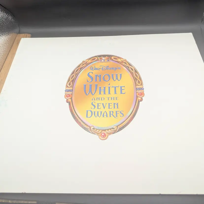 Vintage Disney Snow White Portfolio Lithographs Set of 4.
