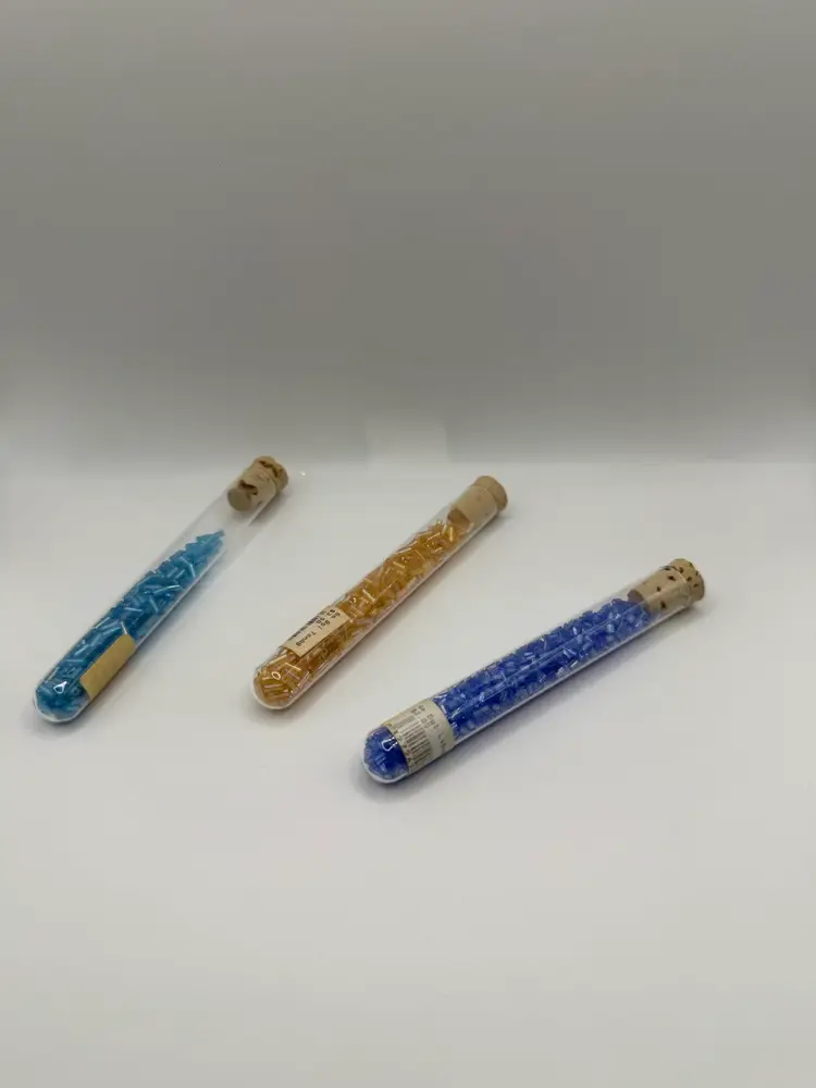 Glass Tube Of Glass Beads