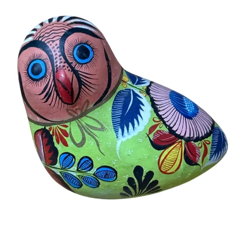 Best Tonalá Colorful Folk Art Owl ever!!!