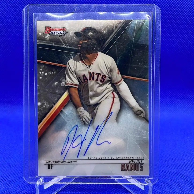 2018 Bowman’s Best Heliot Ramos Auto San Francisco Giants