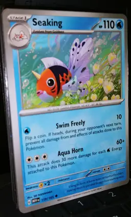 Seaking Non-Holographic Uncommon 119/165 Pokémon TCG Scarlet & Violet 151 NM/M