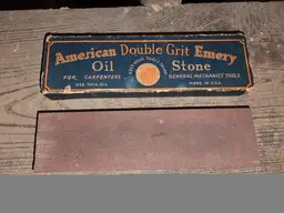 American Double Grit Emery Oil Stone