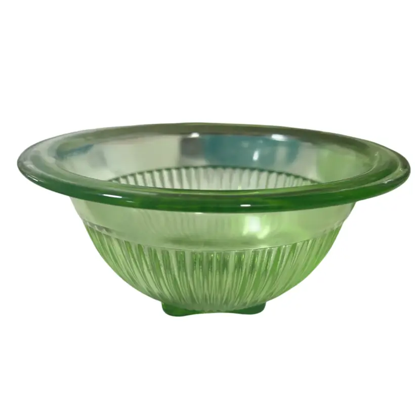 Hocking Glass Bowl - It Glows! VTG