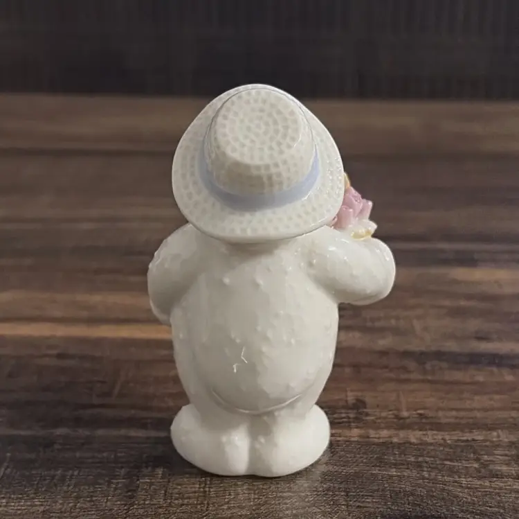 Lenox May Snowman Figurine Flowers 12 Months.