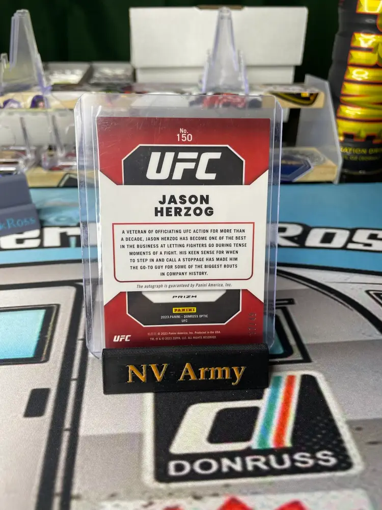 UFC- 2023 Panini Donruss Optic Authority Of The Octagon Jason Herzog /49