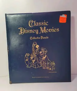 Classic Disney Movies Collectors Panels Stamps 1990 Postal Commemorative Society
