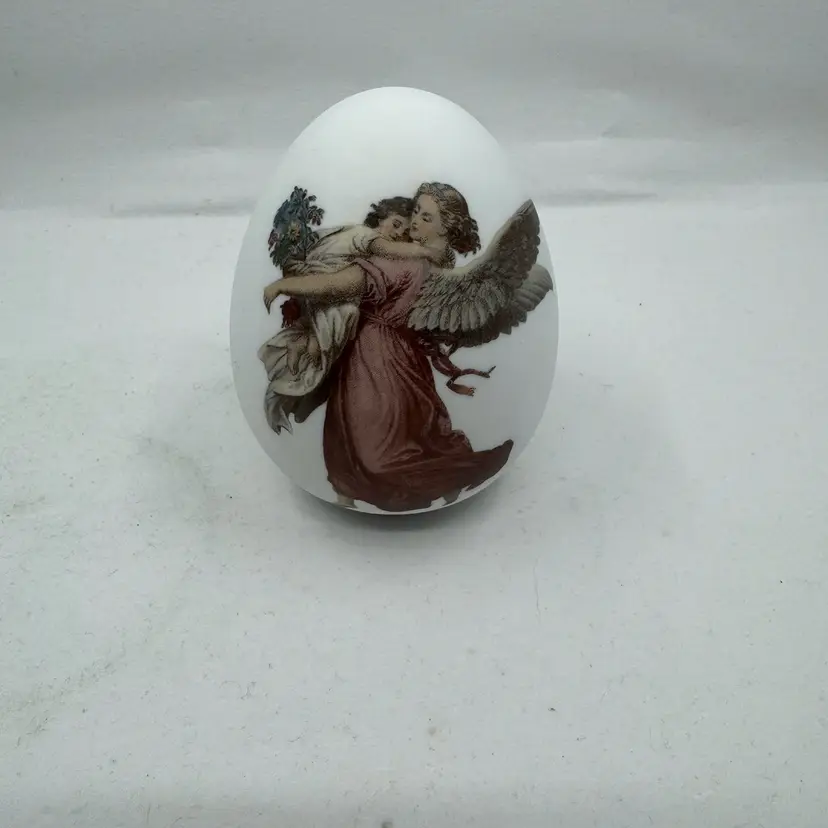 Angel Porcelain Paperweight, Sand Filled
