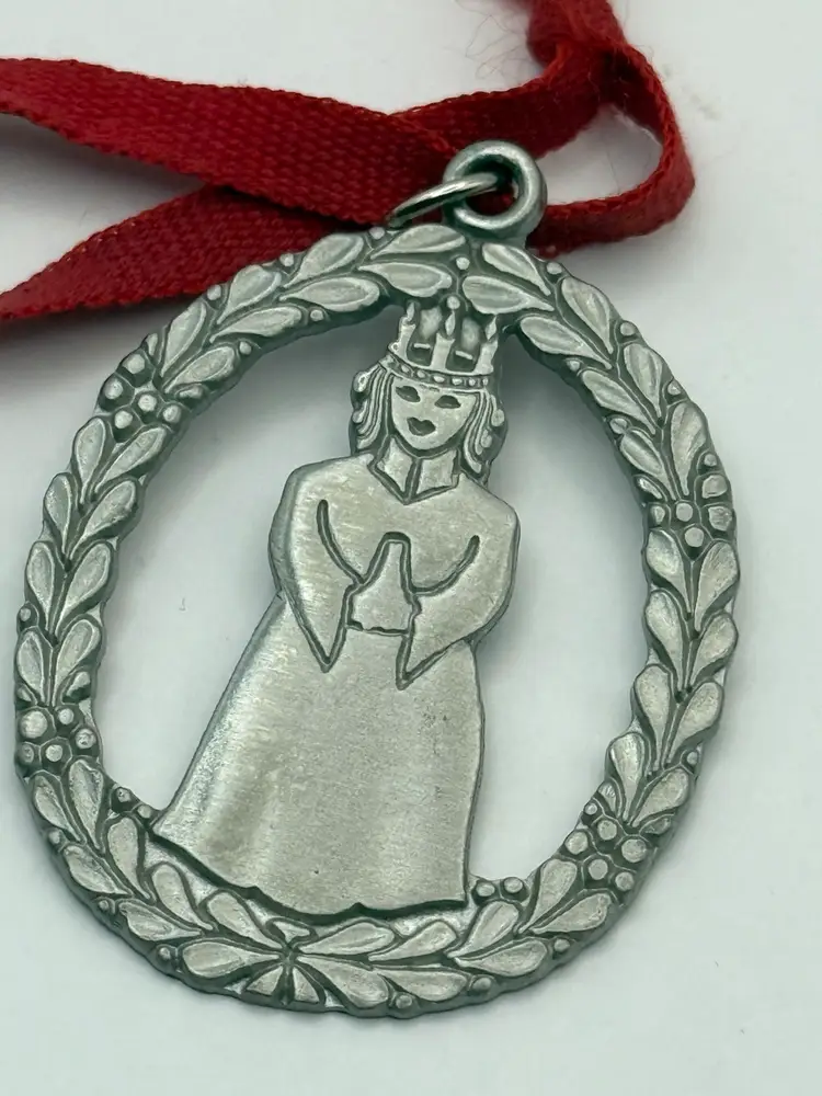 Pewter Rune TennesmeSwedish Pendant Christmas Ornament