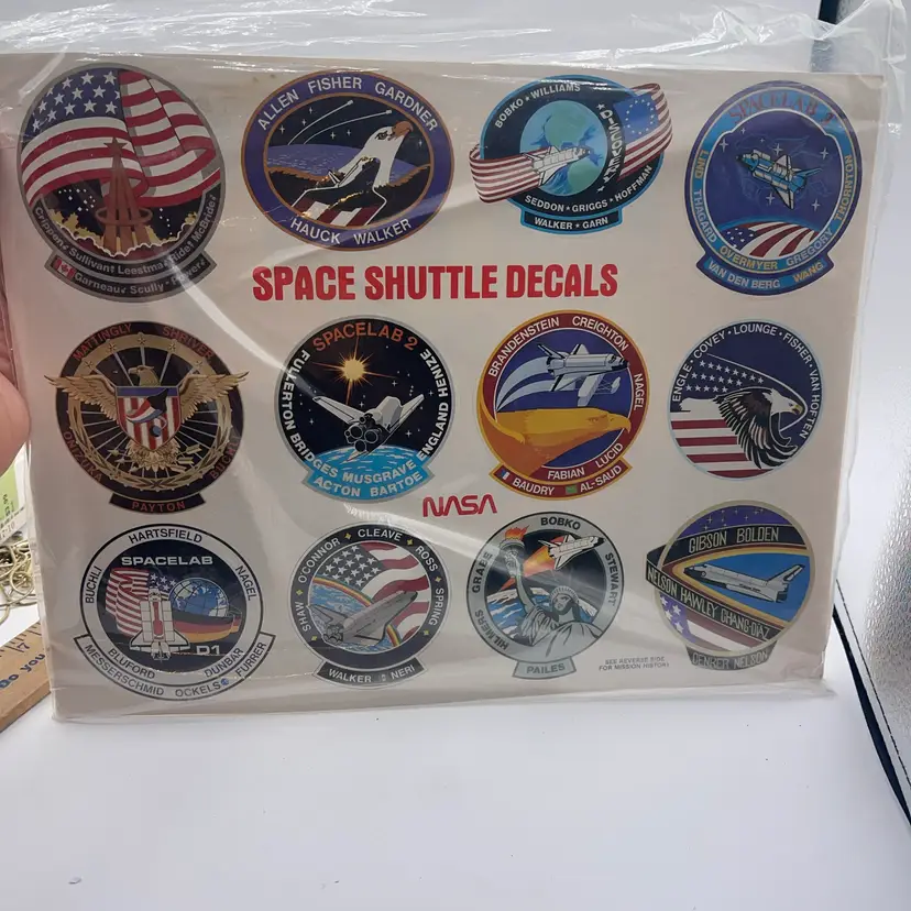 Space Shuttle Decals Nasa 27 Decals Still In The Package