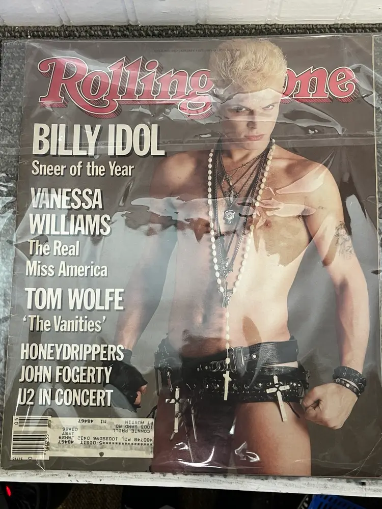 Rolling Stone Magazine Issue 440 January 1985 Billy Idol. Rock N Roll.  Music