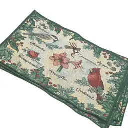 Tapestry Bird & Holly Christmas Placemats - Set of 6
