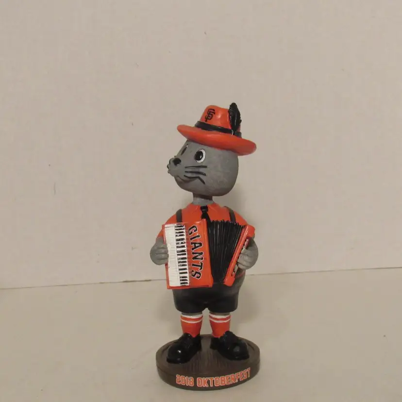 2018 Oktoberfest Lou Seal San Francisco Giants Bobblehead Mascot