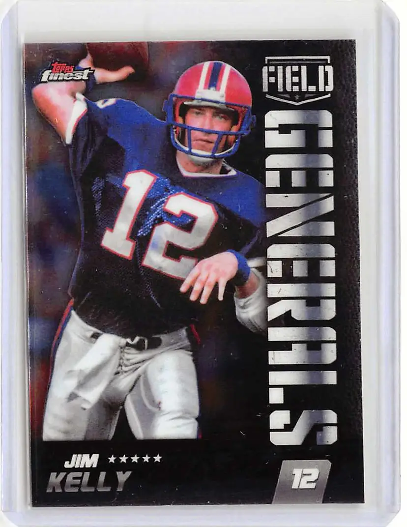 2024 Topps Finest Field Generals Jim Kelly #FG-14 Buffalo Bills