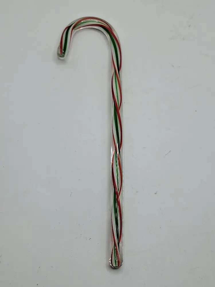 #04 Hand Blown Art Glass Candy Cane!!!