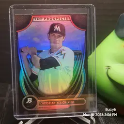 2013 Bowman Platinum - Christian Yelich Miami Marlins