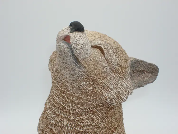 Tom Clark - "Timber" - Young Timber Wolf Sculpture - #9067 - Vintage