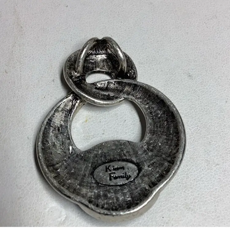 Silvertone Blue Glass - Kiam Family 2”