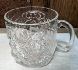 McDonalds Batman Forever Riddler Glass Mug 1995 DC Comics