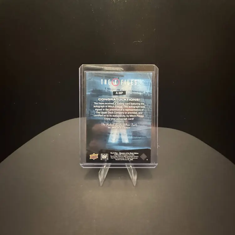 2019 Upper Deck X-Files: Monsters of the Week Mitch Pileggi as Walter Skinner Auto