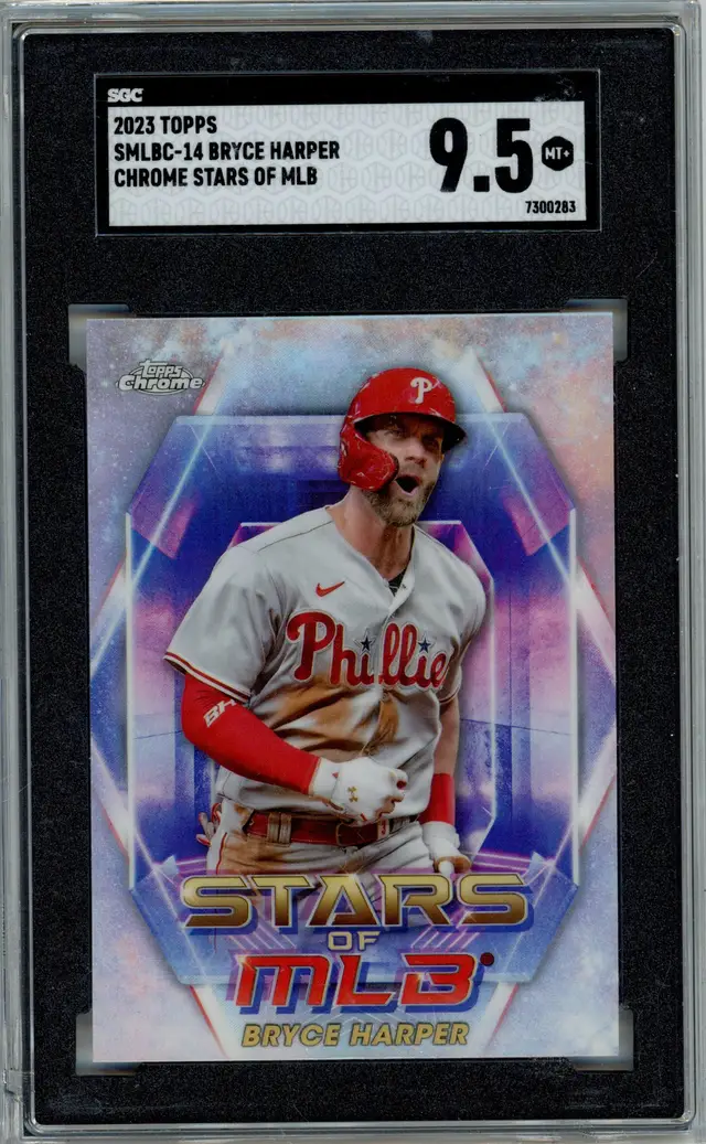 2023 Topps Chrome BRYCE HARPER Stars of the MLB #SMLBC-14 PHILLIES SGC 9.5 MT+