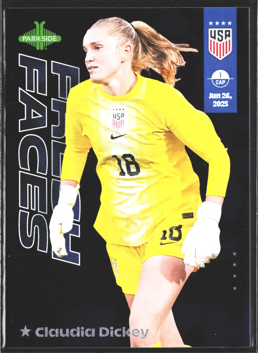 Claudia Dickey FOIL Soccer Card Parallel USWNT ~125 Made 2026 Fresh Faces