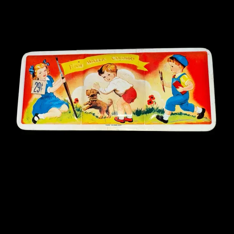 Cute Children’s Water Color Lithograph Box