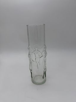 Vintage Art-Libbey La Femme 3D Nude DancingWoman Glass Vase 8”Clear Glass