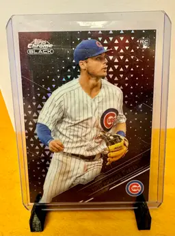 NICO HOERNER #6 2020 TOPPS CHROME BLACK 199/199 ROOKIE - CHICAGO CUBS
