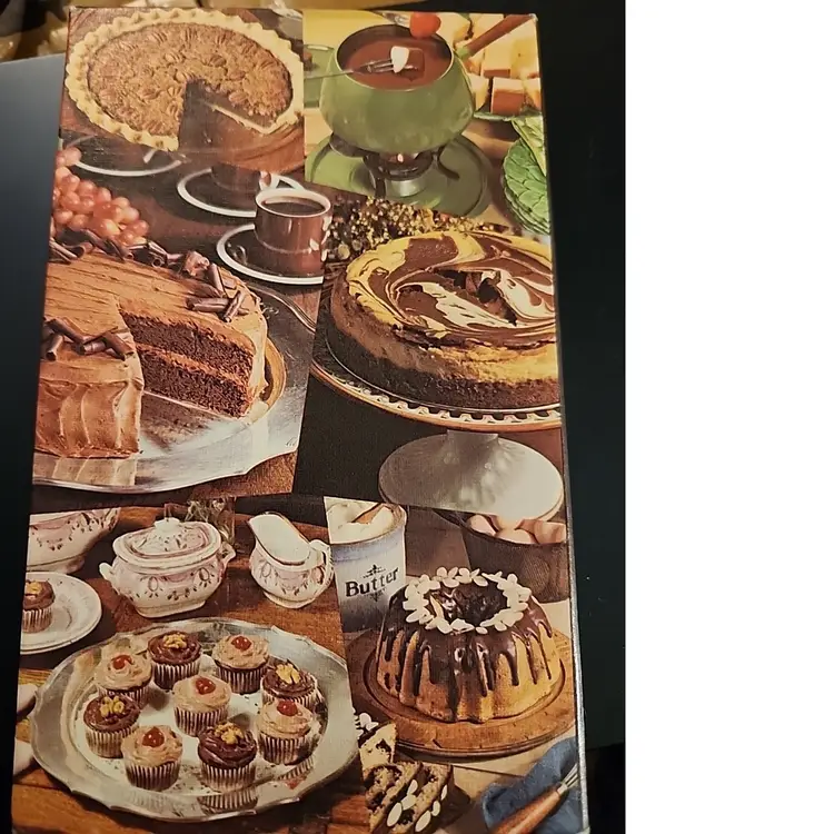 Hershey's Cocoa Vintage Dessert Collector Cookbook Recipe Card Organizer 1970s