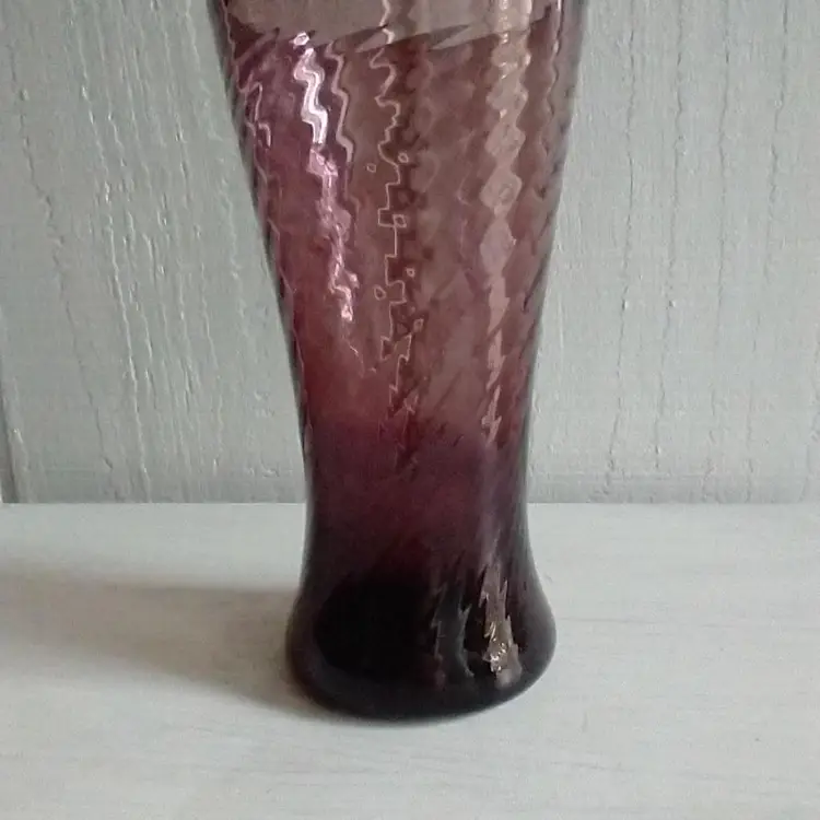 Vintage Bischoff Indiana 1960s Optic Twist Highball Glass