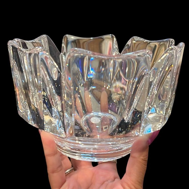 Orrefors Signed Crystal Bowl