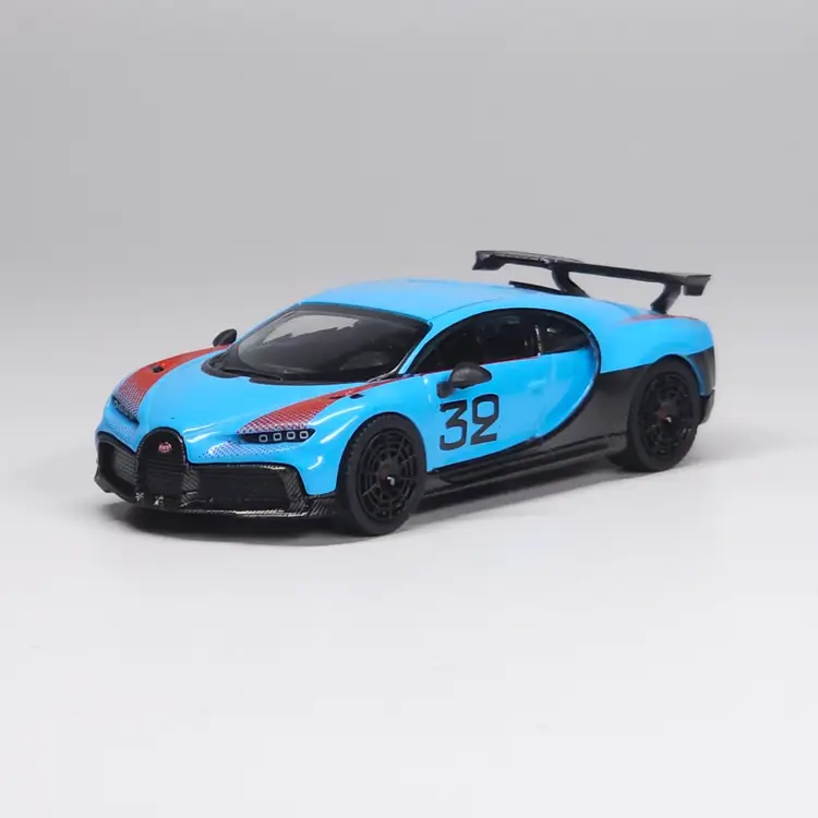 Mini GT Bugatti Pur Sport "Grand Prix #487 Light Blue
