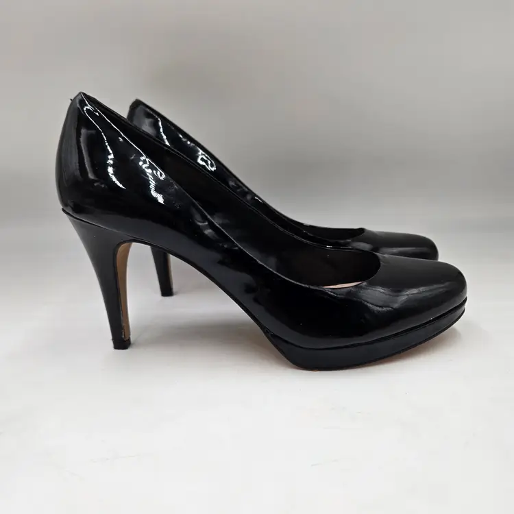 VINCE CAMUTO Patent Leather Heel Platform Women’s Shoes Size 9.5 Stilettos