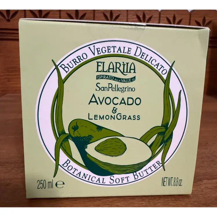 Elariia San Pellegrino Avocado & LemonGrass Body Moisturizing Cream Butter