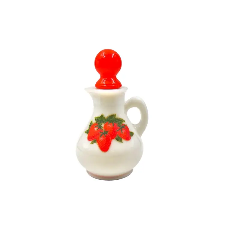 STRAWBERRIES BATH OIL BOTTLE By Avon