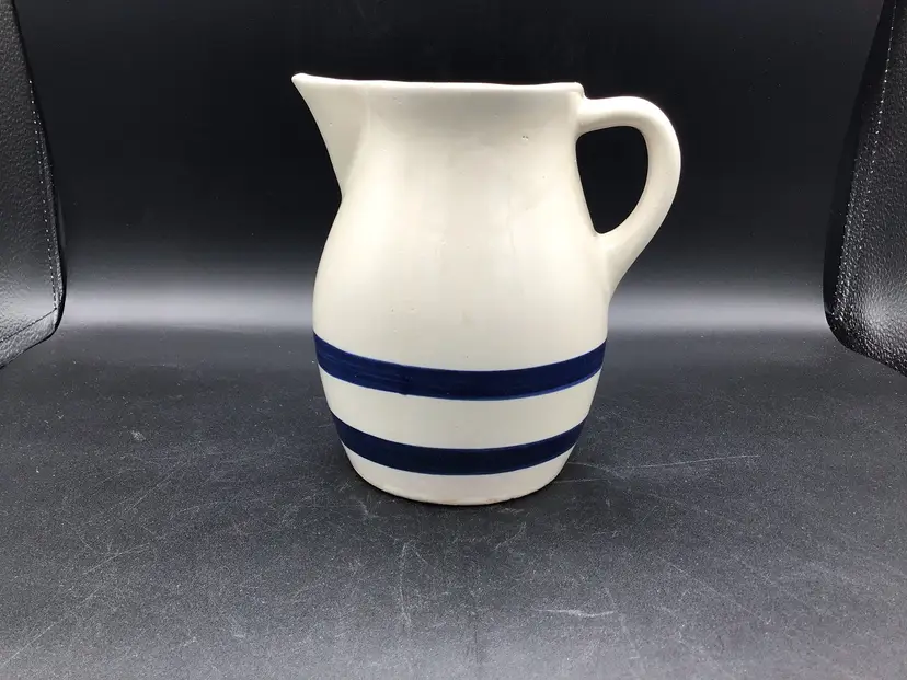 1645-Vintage Robinson Ransbottom Stoneware Pitcher