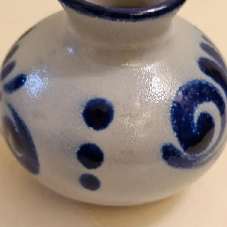 Vtg Goebel Merkelbach West Germany Salzglasur Salt Glaze Pottery Bud Vase