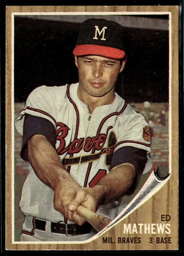#147 Ed Mathews 1962 Topps #30 *LIVE AUCTION*