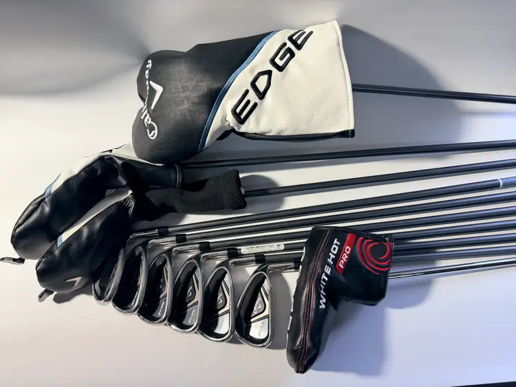 Share  Callaway Edge Complete Set Mens Graphite 10 Clubs Driver 3W Hybrid + Putter RH