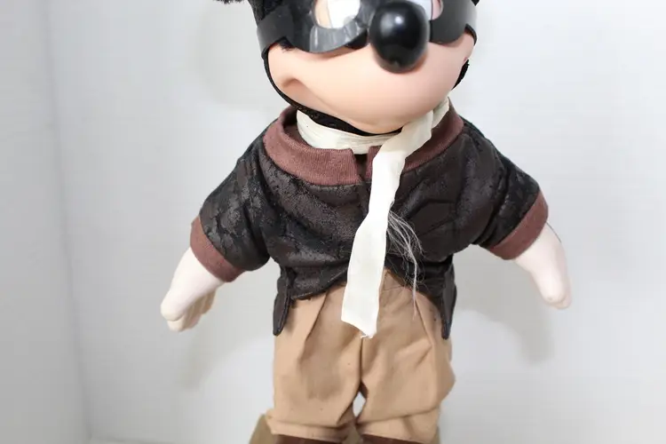 Vintage Applause Disney Mickey Mouse & Pals Dress-Ups  Aviator Doll w/shoes