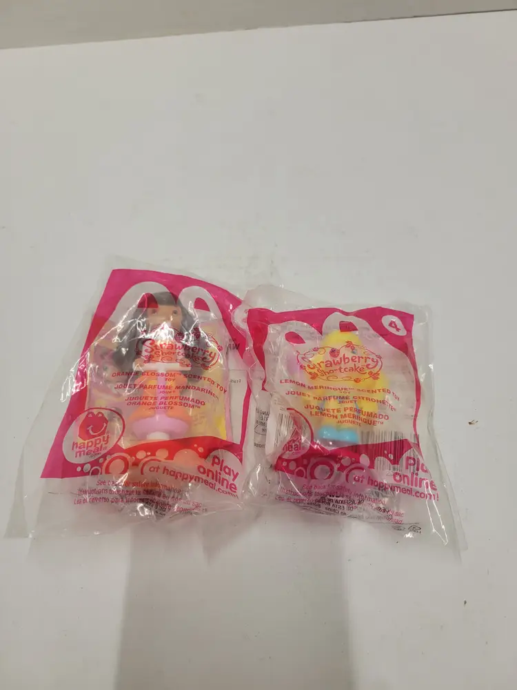 McDonalds Strawberry Shortcake Orange Blossom, Lemon Figure Lot 2011