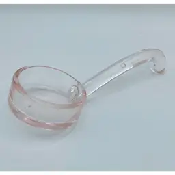 Vintage, Pink Depression Glass, Mayonnaise/Jelly Ladle, Scoop, Condiment Spoon