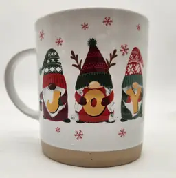 The Mistletoe Co. Christmas Gnomes JOY Mug Dishwasher Microwave Safe